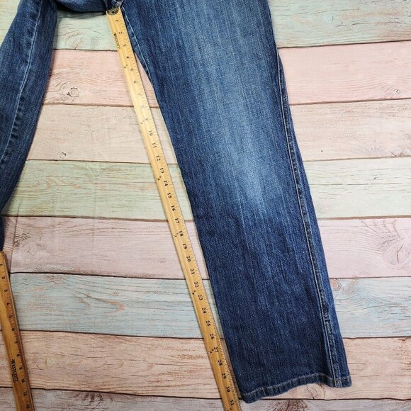 St. John Sport Womens Denim Jeans Size 10 Medium Wash Straight Leg Classic Fit - Picture 9 of 11